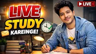 🔴 LIVE Study With Me &ndash; DAY 1 📚🔥 | Real Time Focus 🎯 | No Music 🚫🎵 | Pomodoro ⏳