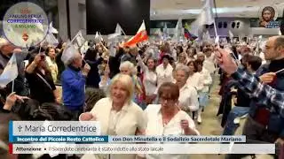 Processione delle Sentinelle di Betania (Milano 08 12 25 Raduno per la Corredentrice)