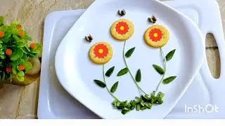 Beautiful Flowers Made with Biscuits|Creative food art|Eat with Art