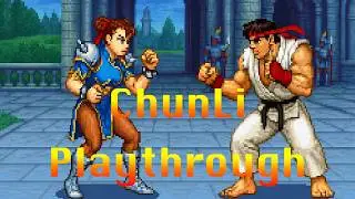 SF2 Hyper Fighting: ChunLi Playthrough Attempt | Hardest Settings