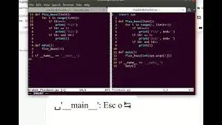 Vim file editing demo