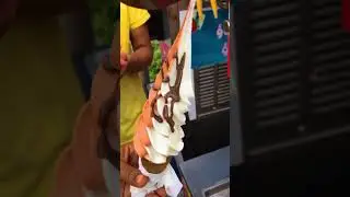 Ever Tasted Vanilla & Chocolate Ice Cream Cone This Delicious? | Creamy Double Flavor Treat