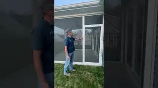 SCREENEZE&reg; Screen Porch with SCREENEZE&reg; Sliding Door