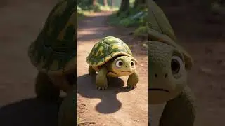 Tilly the Slow Turtle 🌈 | Patience & Perseverance Kids Cartoon | FluffyFable Toons