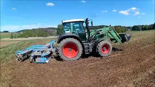 Fendt 412 Vario + Mandam GAL 300 Mist und Zwischenfrucht einarbeiten (SOUND)