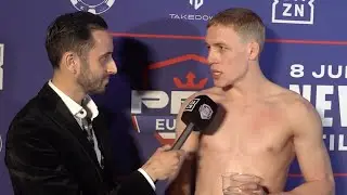 Alex Luster reacts to stunning sub win &ldquo;I want the belt, I want to be best in Europe!&rdquo; #PFLNewcastle