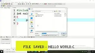 Hello World Program in c || Frist  C program