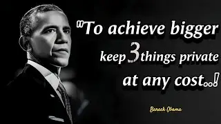 Barack Obama Quotes: Motivation And Inspiration | Life lessons For Youth To Get Success