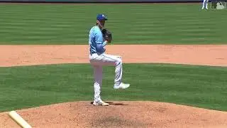 Cole Ragans, a career-high 12 K's and 6 scoreless innings vs the Tigers on 5/22/24