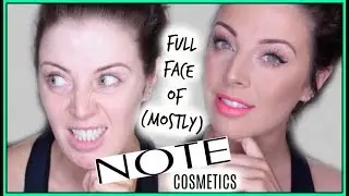 FULL FACE OF (mostly) NOTE COSMETICS! [Laura's Views]
