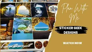 Plan With Me// Featuring Sticker Geek Designs// Happy Planner