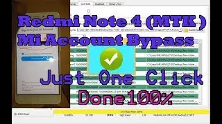 Redmi Note 4 (MTK ) Mi Account Bypass  / Mi account Remove / Unlock Mi Account Done100% Not Re lock
