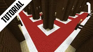Minecraft: How to Build a Woodland Mansion with All Rooms Interior Part 1 (Step By Step)