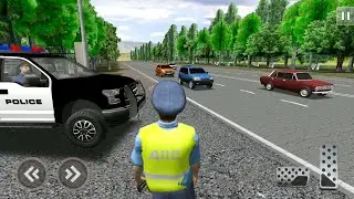 Traffic Patrol On Highway Simulator 3D #10 - Policeman on Duty - Android Gameplay