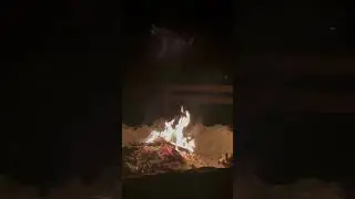 Ангел над костром, огненный дух или призрак ? #unbelievable #magic #ghost #angel