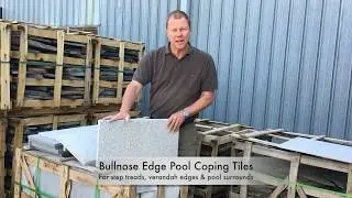 Pool Coping Tiles Granite Light Grey