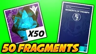 Destiny 50 CALCIFIED FRAGMENTS LOCATIONS EASY FOR YEAR 2 MOMENTS OF TRIUMPH! (Destiny Gameplay)