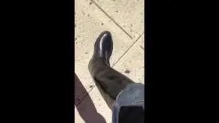 Wear Rubber Riding Boots on the Street