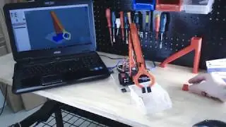 Arduino Mini Industrial Robot Lasercut