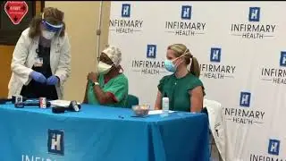 Infirmary Health administers first doses of the Pfizer-BioNTech COVID-19 Vaccine | Mobile, Alabama