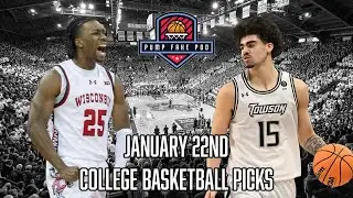 NCAA COLLEGE BASKETBALL PICKS FOR JANUARY 22ND