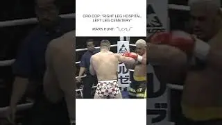 Mark Hunt had an iron chin 😳 #crocop #markhunt #kickboxing