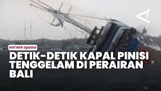 Extreme Weather Causes Pinisi Ship to Sink in Bali Waters
