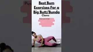 Best Bum Exercises For A Big Butt/Bunda Part 2 #shorts #weightlosstips #exercise #gluteworkout