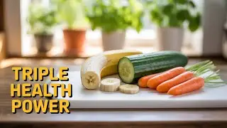 Health Benefits of Banana, Cucumber, and Carrots # carrots #banana #cucumber cuc