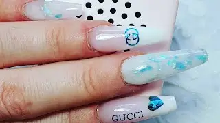 Acrylic nails. Designer. Nail Art. ❤️ cjp 2022