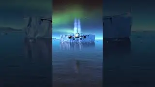Plane STOPS Under Northern Lights | AI-Generated Arctic Scene