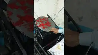 PRINTING A RED COLOR THRU THE OLD MUSEUM MACHINE || A2Z SKILLS #a2zskills #machine