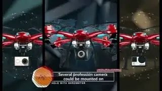 MJX X102H RC drone with Gopro sport camera Altitude hold mode