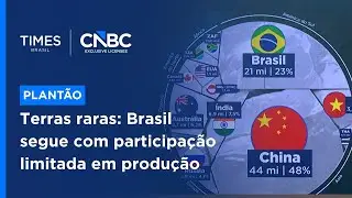 Riqueza no subsolo, baixa produ&ccedil;&atilde;o: Brasil responde por menos de 1% na corrida por terras raras