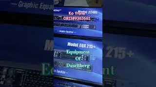 Equipment Dusenberg #reels #equalizer #compressor #crossover #audio #sound #trending #fyp #equipment