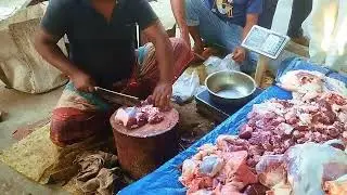 World's Fastest Goat Meat Cutting Skills! 🔪 (INSANE Butchery Speed) | Live Meat cutting