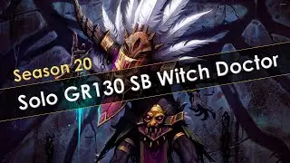 Diablo 3 GR130 Solo Spirit Barrage Witch Doctor