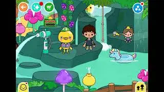 TOCA LIFE: Watermelon Wave Water Park! With Benny & Mommy