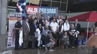 Local CEO's get soaked in support of ALS awareness
