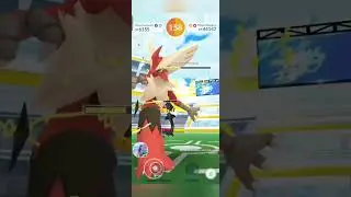 solo mega blaziken 🥶 got hundo blaziken from raid #pokemongo #viralshort