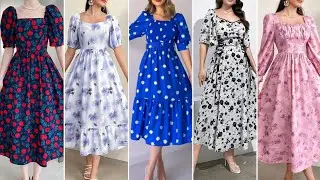 Beautiful Frock Design 2025 | Summer Frock Design Idea| beach frock | #viral #trending