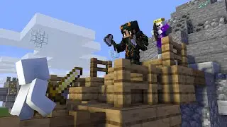 &iexcl;BATALLA EN EL CIELO! - (LUCKY ISLANDS) MINECRAFT