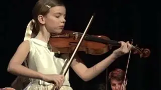 Ilva Eigus (9 years) performs Sarasate