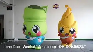 Customized Inflatable Cartoon Costume For City Parade Decoration