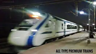 तूफ़ानी Compalition High Speed Premium Trains ll Delhi - Kanpur Section ll Indian Railways