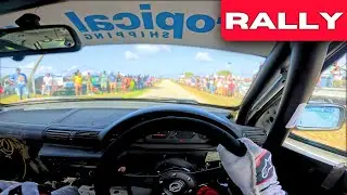 Rally POV // SPECTATORS ON THE STAGE!!! // Rally Barbados 2023