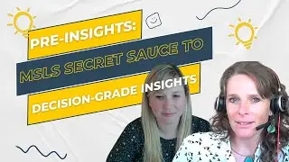 Pre-insights: MSL's secret sauce to decision-grade insights #medicalaffairs #medicalscienceliaison