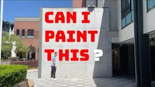 Facing My Fear of Heights to Paint This Giant Wall