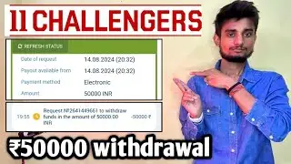 500000 payment proof | 11 challengers withdrawal proof | Earn daily ₹50000 | Make money online |