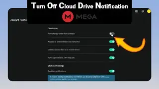 How to Turn Off Cloud Drive Notification on Mega [NEW]